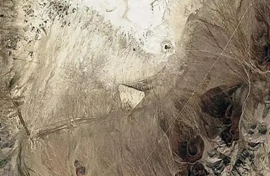 Mysterious Triangle in Nevada Desert on Google Maps